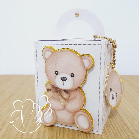 Personalizados - Caixinhas - Chá de Bebê Ursinho - 10 Itens