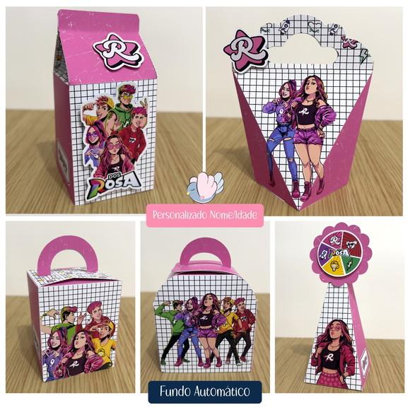 Personalizados - Caixinhas - Clube dos Rosa - 50 Itens
