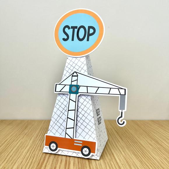 Personalizados - Caixinhas - Construção - 10 Itens