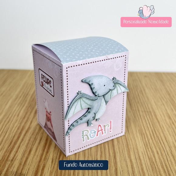 Personalizados - Caixinhas - Dino Aquarela - 20 Itens