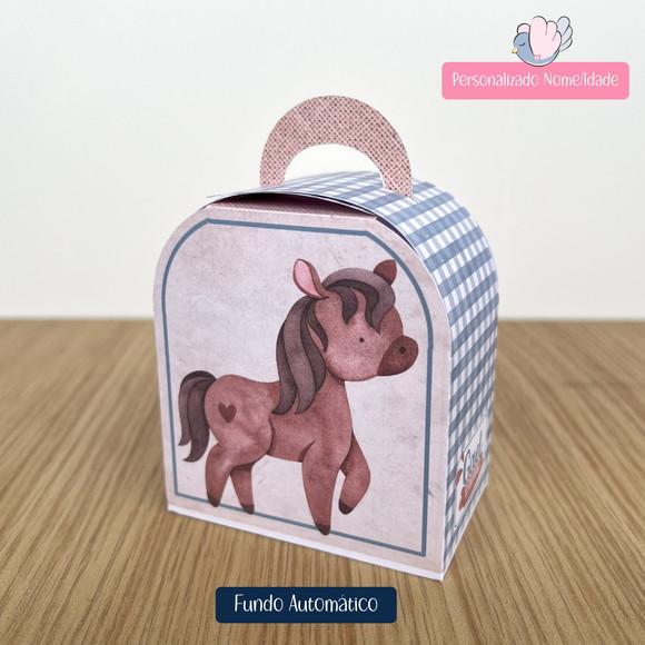 Personalizados - Caixinhas - Fazendinha Azul - 10 Itens