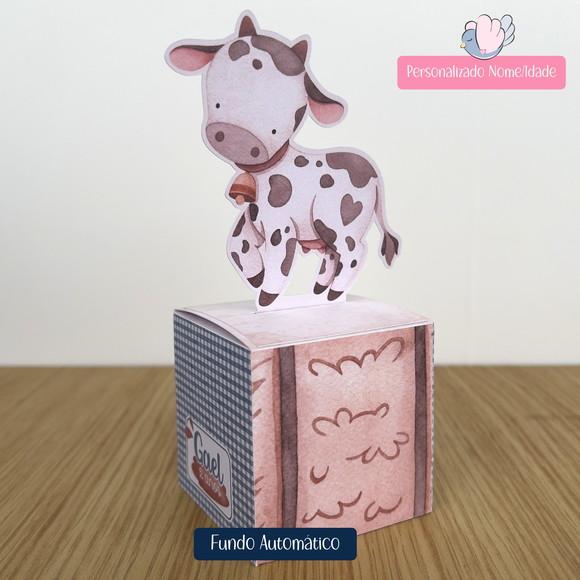 Personalizados - Caixinhas - Fazendinha Azul - 20 Itens