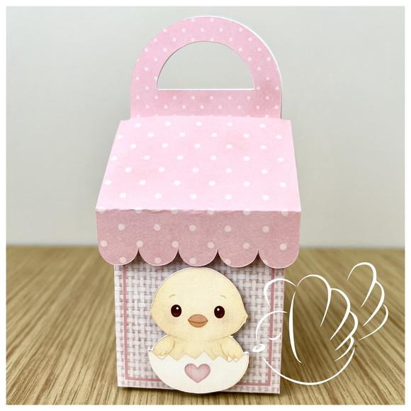Personalizados - Caixinhas - Fazendinha Rosa - 10 Itens