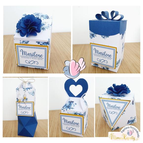 Personalizados - Caixinhas - Floral Adulto - 10 Itens