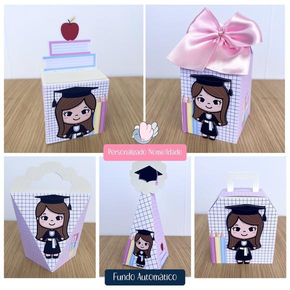 Personalizados - Caixinhas - Formatura Menina - 10 Itens