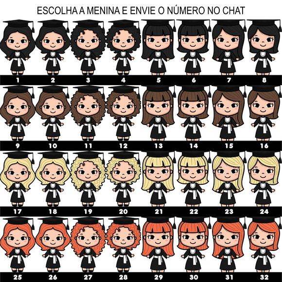 Personalizados - Caixinhas - Formatura Menina - 10 Itens