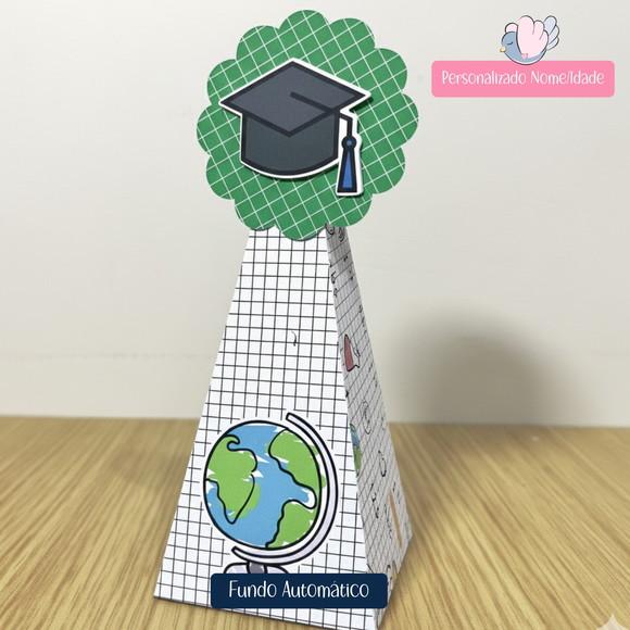 Personalizados - Caixinhas - Formatura Verde - 40 Itens