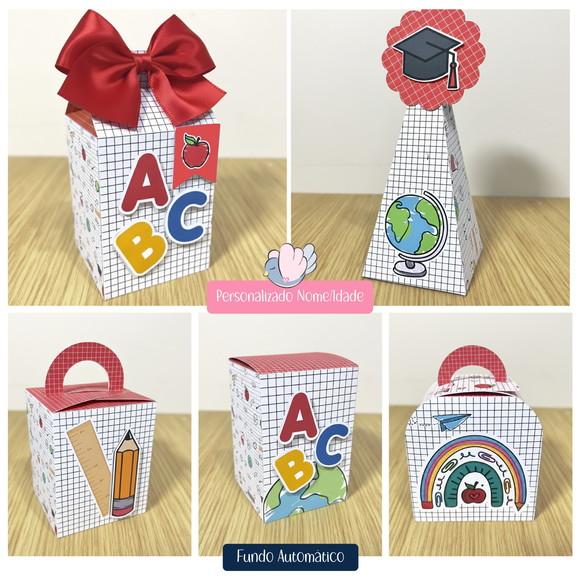 Personalizados - Caixinhas - Formatura Vermelho - 20 Itens