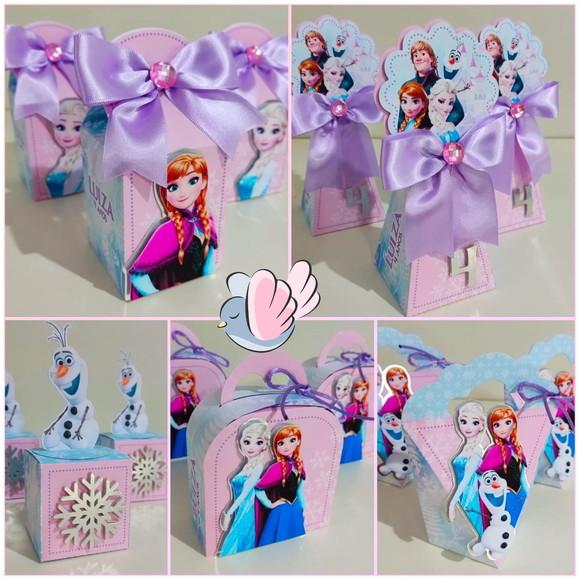 Personalizados - Caixinhas - Frozen -10 Itens
