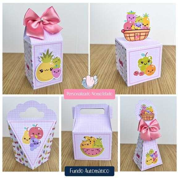 Personalizados - Caixinhas - Frutinhas - 15 Itens