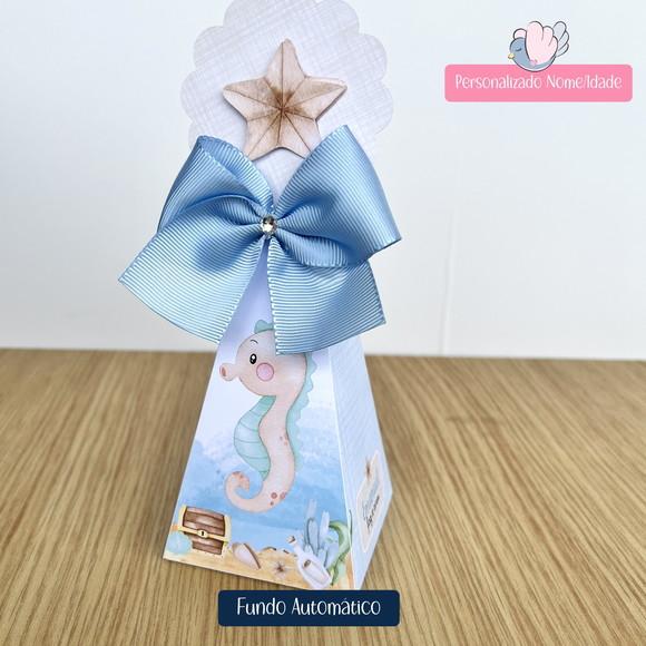 Personalizados - Caixinhas - Fundo do Mar - 10 Itens