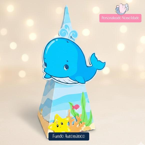 Personalizados - Caixinhas - Fundo do Mar - 40 Itens
