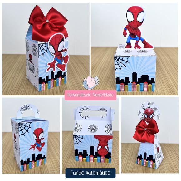 Personalizados - Caixinhas - Homem Aranha - 10 Itens