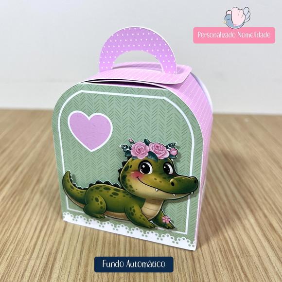 Personalizados - Caixinhas - Jacaré Menina - 20 Itens