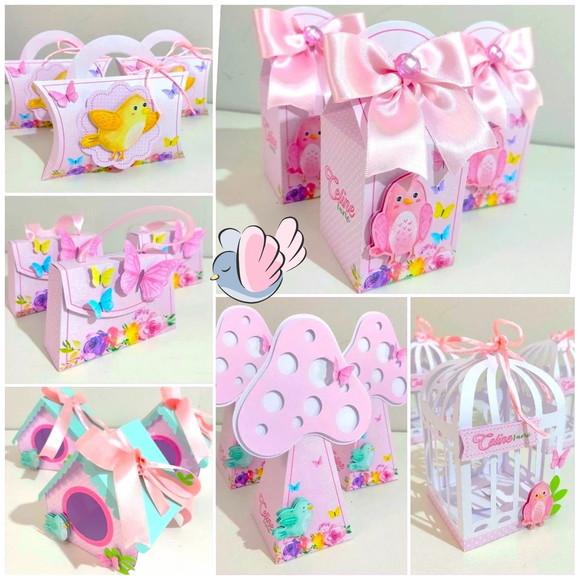 Personalizados - Caixinhas - Jardim Encantado - 10 Itens