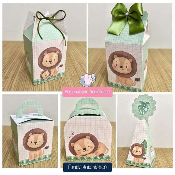 Personalizados - Caixinhas - Leãozinho - 15 Itens