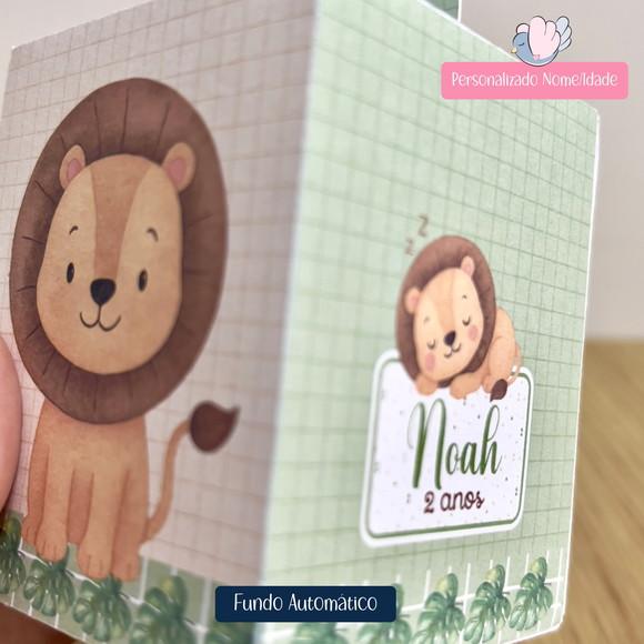 Personalizados - Caixinhas - Leãozinho - 20 Itens