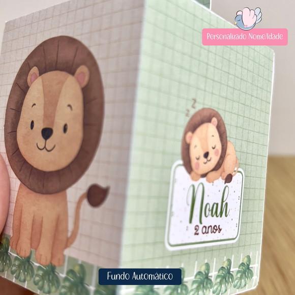 Personalizados - Caixinhas - Leãozinho - 30 Itens