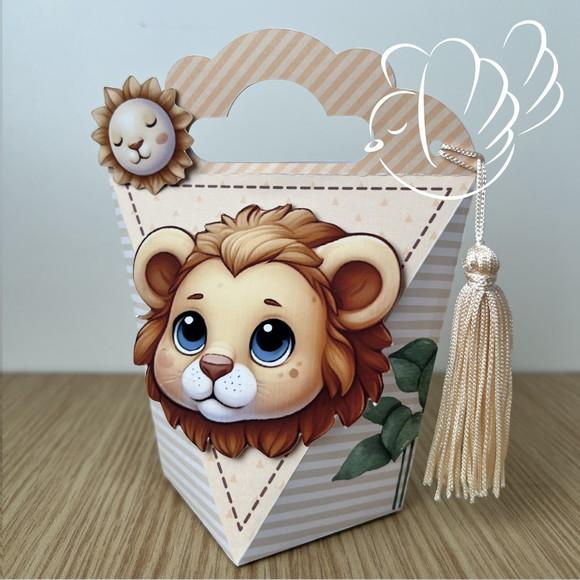 Personalizados - Caixinhas - Leãozinho- 15 Itens