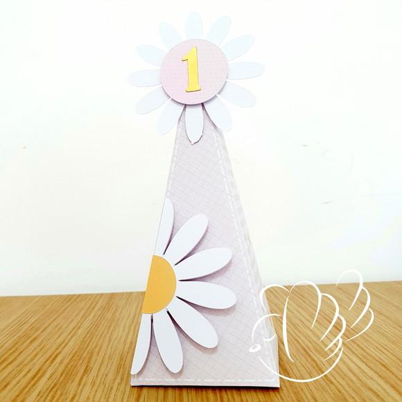 Personalizados - Caixinhas - Margarida Rosa - 10 Itens
