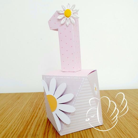 Personalizados - Caixinhas - Margaridas - 10 Itens