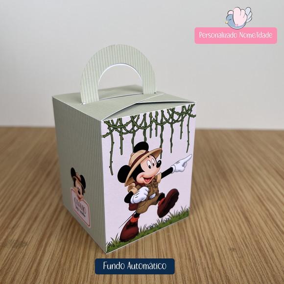 Personalizados - Caixinhas - Mickey Safari - 10 Itens
