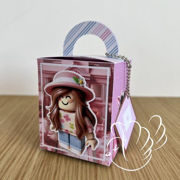 Personalizados - Caixinhas - Roblox Menina - 10 Itens