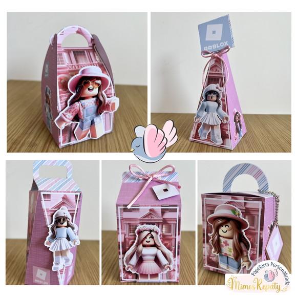 Personalizados - Caixinhas - Roblox Menina - 10 Itens