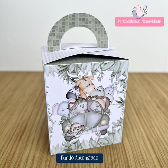 Personalizados - Caixinhas - Safari Menino - 10 Itens