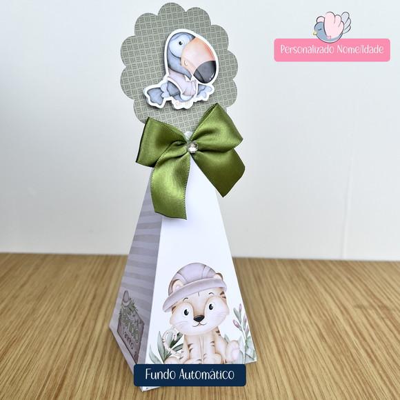 Personalizados - Caixinhas - Safari Menino - 10 Itens
