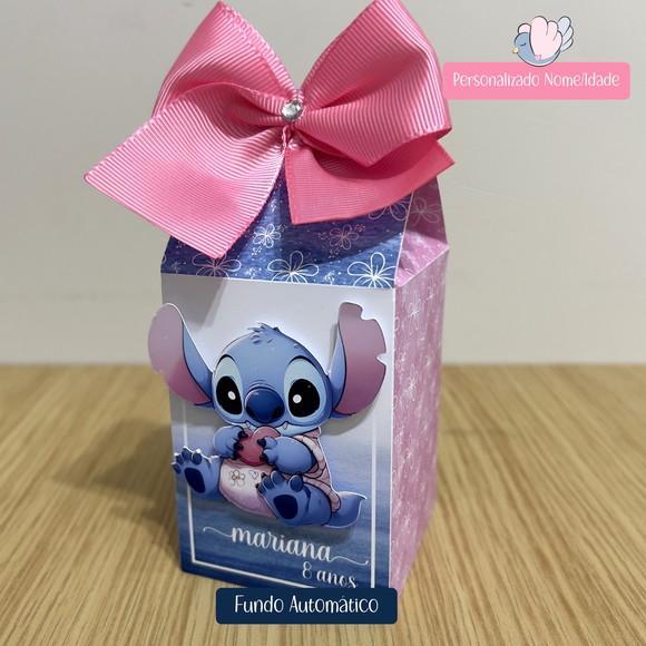 Personalizados - Caixinhas - Stitch Azul - 10 Itens
