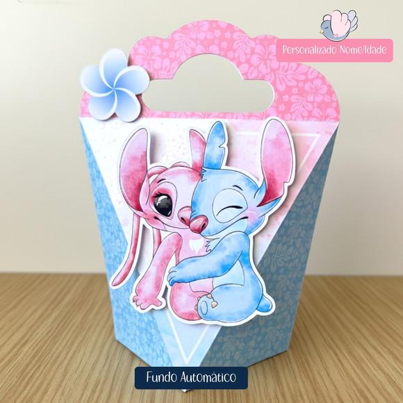 Personalizados - Caixinhas - Stitch e Angel - 40 Itens