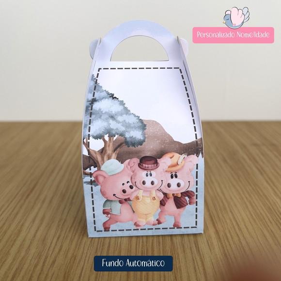 Personalizados - Caixinhas - Tres Porquinhos - 30 Itens