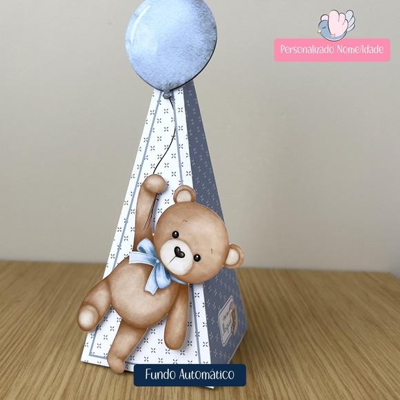 Personalizados - Caixinhas - Ursinho Azul - 30 Itens