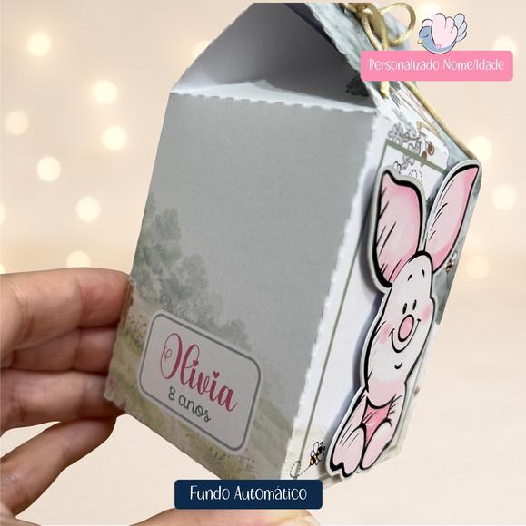 Personalizados - Caixinhas - Ursinho Pooh Vintage- 10 Itens