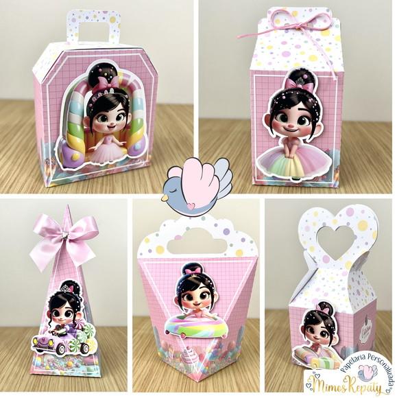 Personalizados - Caixinhas - Vanelope - 10 Itens