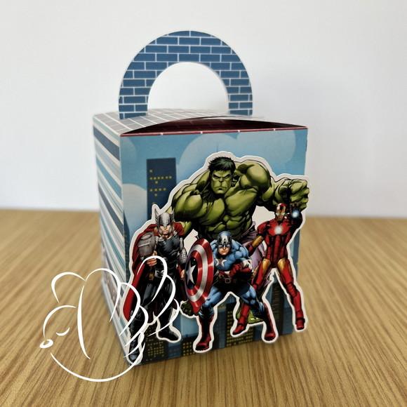Personalizados - Caixinhas - Vingadores - 10 Itens