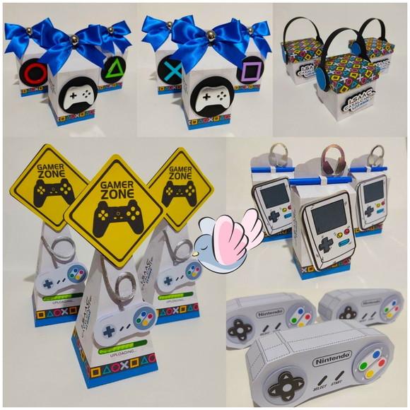 Personalizados - Caixinhas - Video Game - 10 Itens