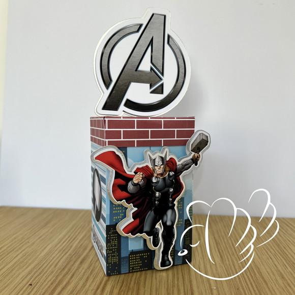 Personalizados - Caixinhas - Vingadores - 10 Itens