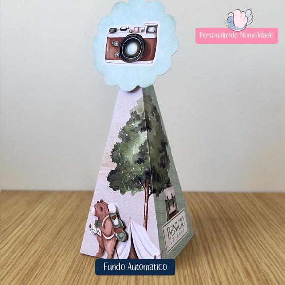 Personalizados - Caixinhas- Acampamento - 10 Itens