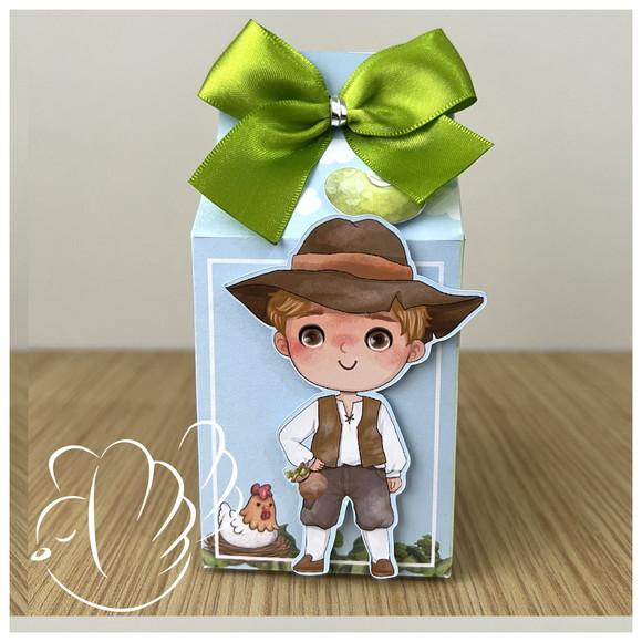 Personalizados - Caixinhas- João e o Pé de Feijão - 10 Itens