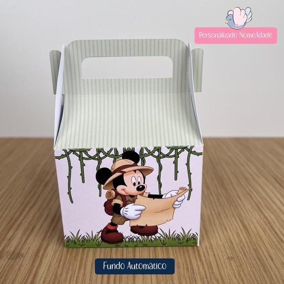 Personalizados - Caixinhas- Mickey Safari - 15 Itens