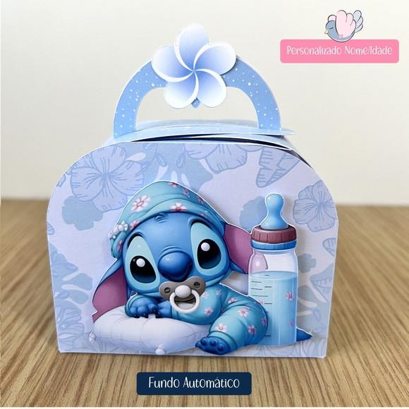 Personalizados- Caixinhas - Chá de Bebê Stitch - 20 Itens