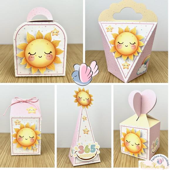 Personalizados-caixinhas - 365 Sorrisos Menina - 10 Itens