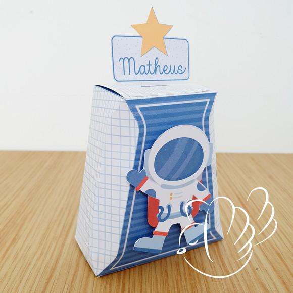 Personalizados-caixinhas - Astronauta - 10 Itens