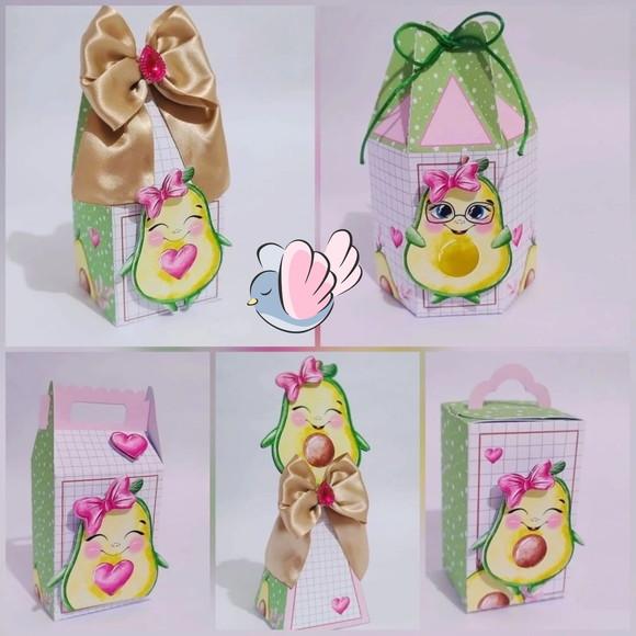Personalizados-caixinhas - Abacate - 10 Itens
