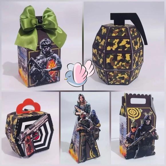 Personalizados-caixinhas - Call Of Duty - 10 Itens