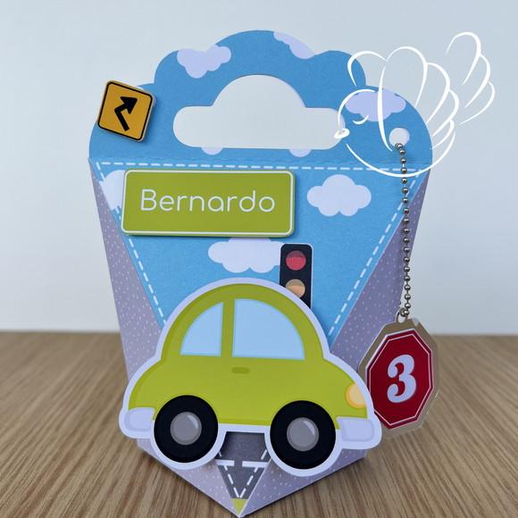 Personalizados-caixinhas - Carrinhos Coloridos - 10 Itens