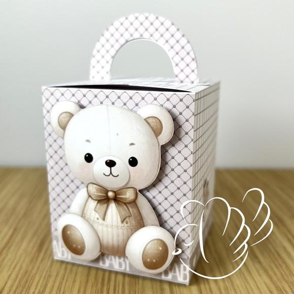 Personalizados-caixinhas - Chá de Bebê Ursinho - 10 Itens