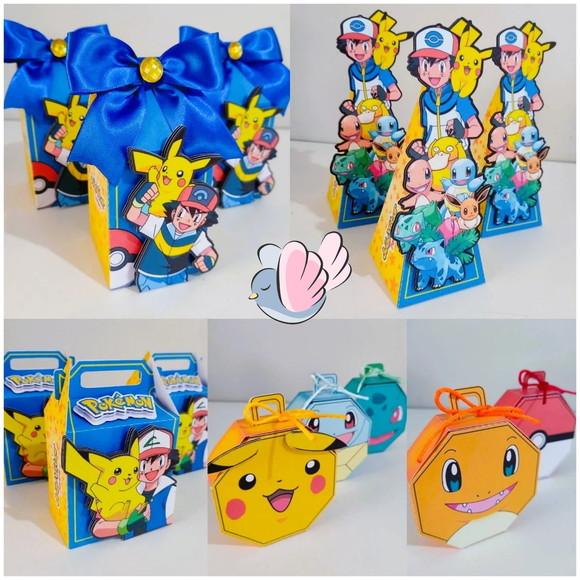 Personalizados-caixinhas - Pokemon - 10 Itens